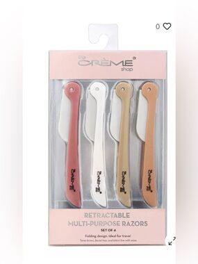 5 for $35 (1) Retractable Multipurpose Razors from the crème shop.
